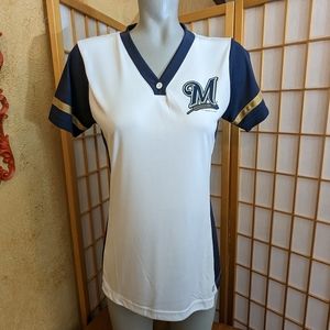 Milwaukee Brewers shirt, NEW, medium